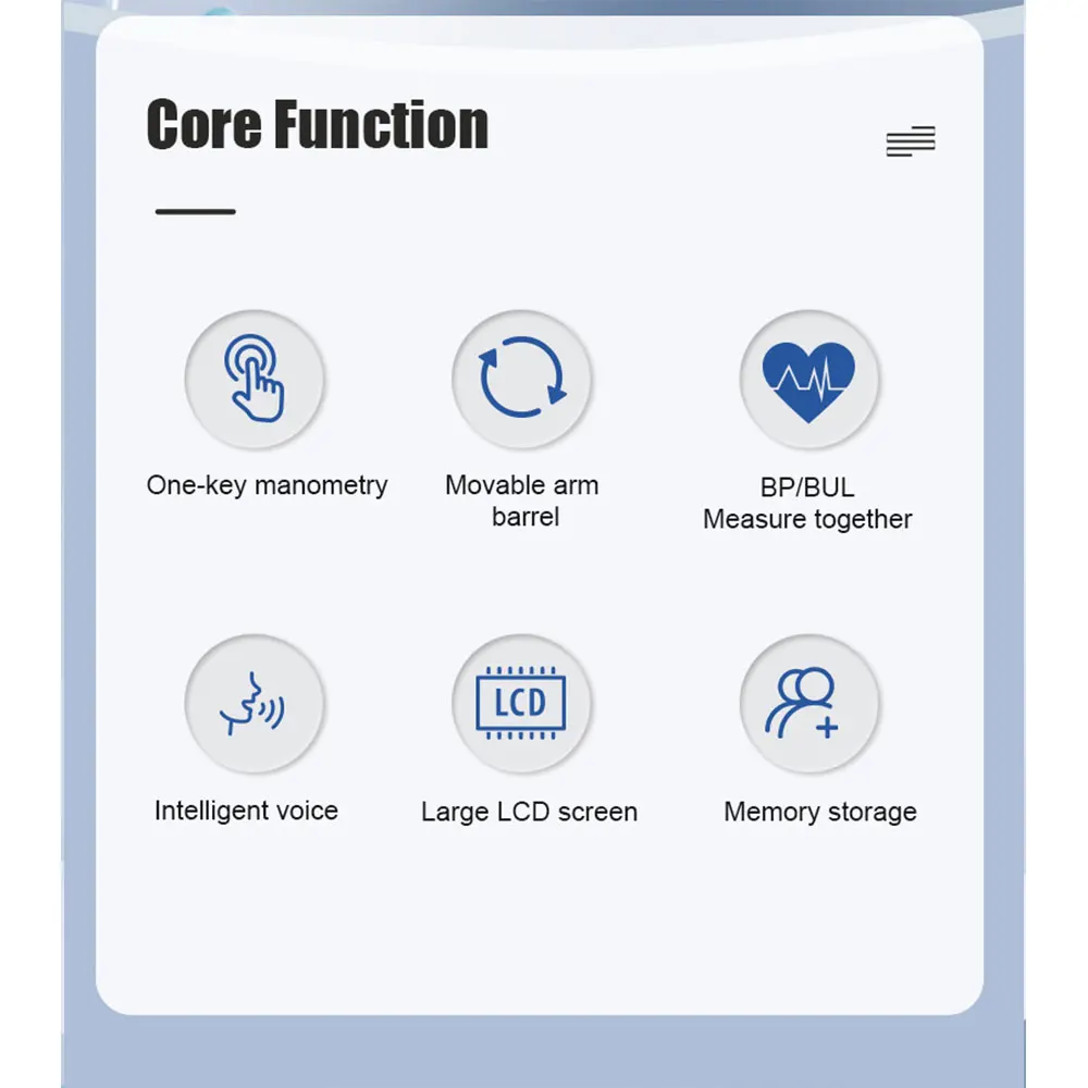 Komwell blood pressure monitor digital display