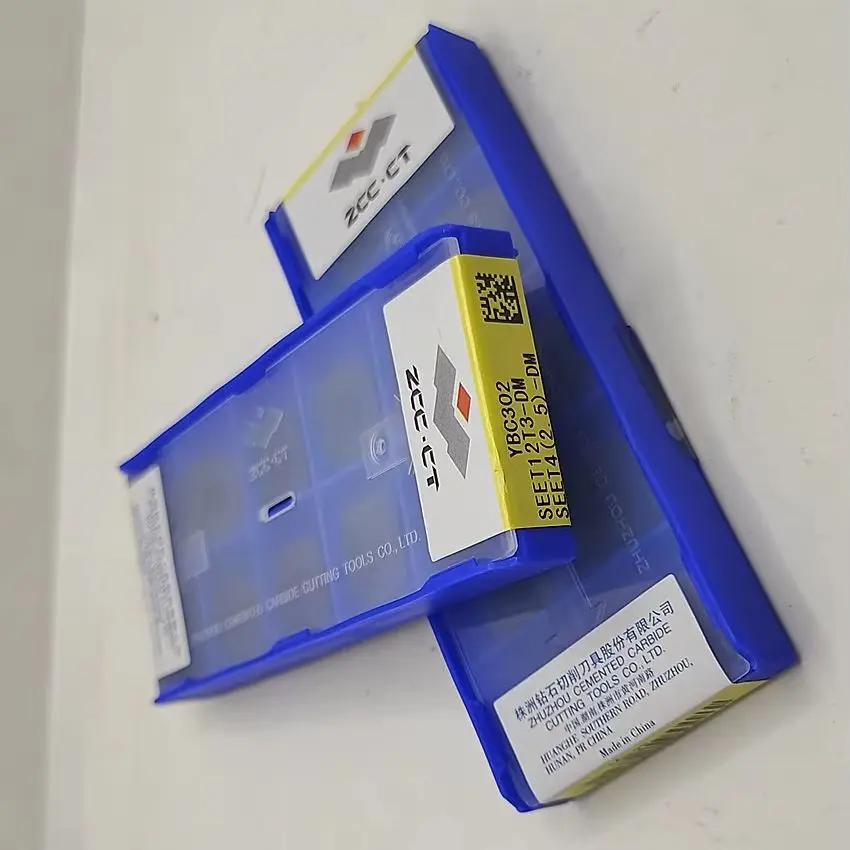 

SEET12T3-DM YBC301/SEET12T3-DM YBC302/SEET12T3-DM YBC401 ZCC.CT CNC blade carbide inserts milling inserts 10pcs/box