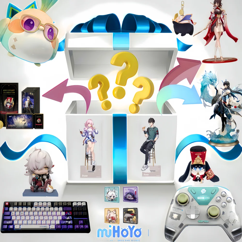 miHoYo Genshin Impact Official Genuine Anime & Game Peripherals HonkaiImpact3 Honkai: StarRail Tears of Themis Lucky Gift Set