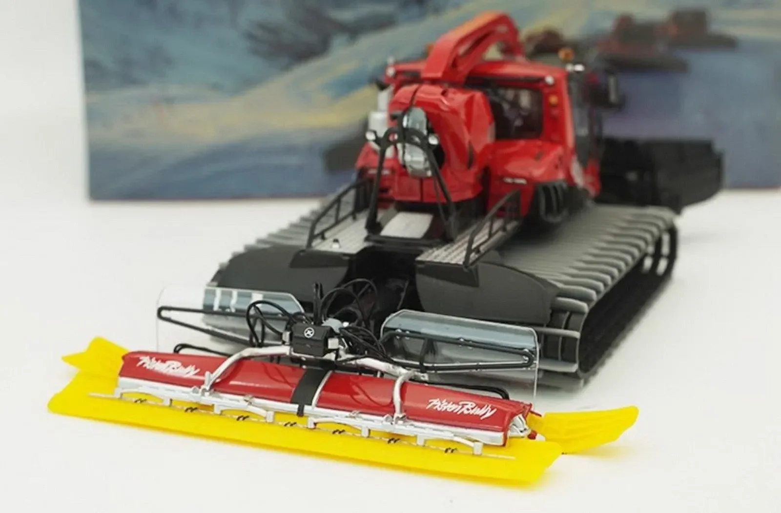Escala 1/43 PistenBully 600 W Mudelo Diecast Modelo Pistilhas de Plástico Brinquedo Presente