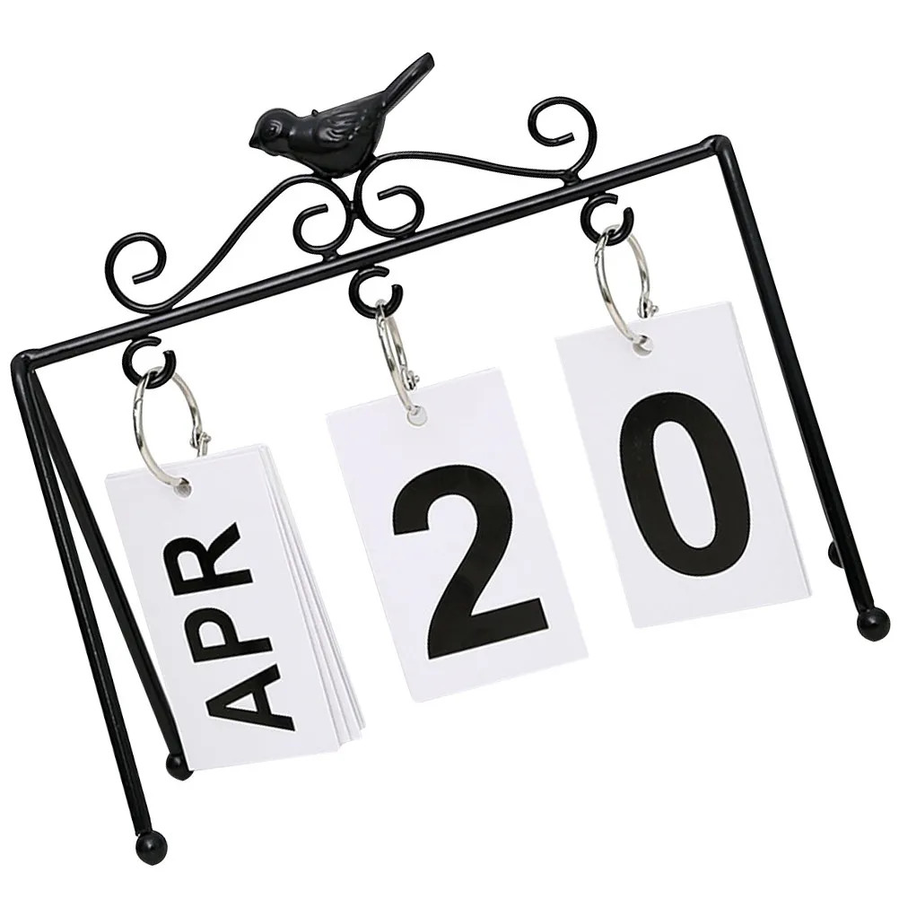 

Вечный календарь: настольный декор, металлическое украшение для стола, креативный календарь для дома и офиса, домашние поделки