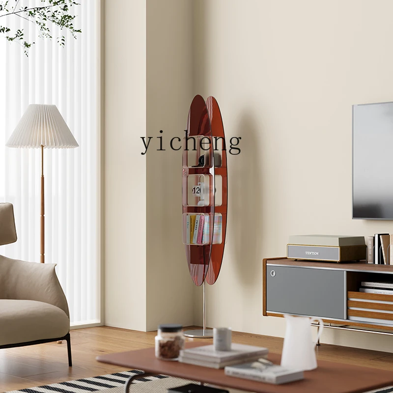 X-11 sailing acrylic shelf floor-to-ceiling integrated bookshelf display shelf creative storage cabinet