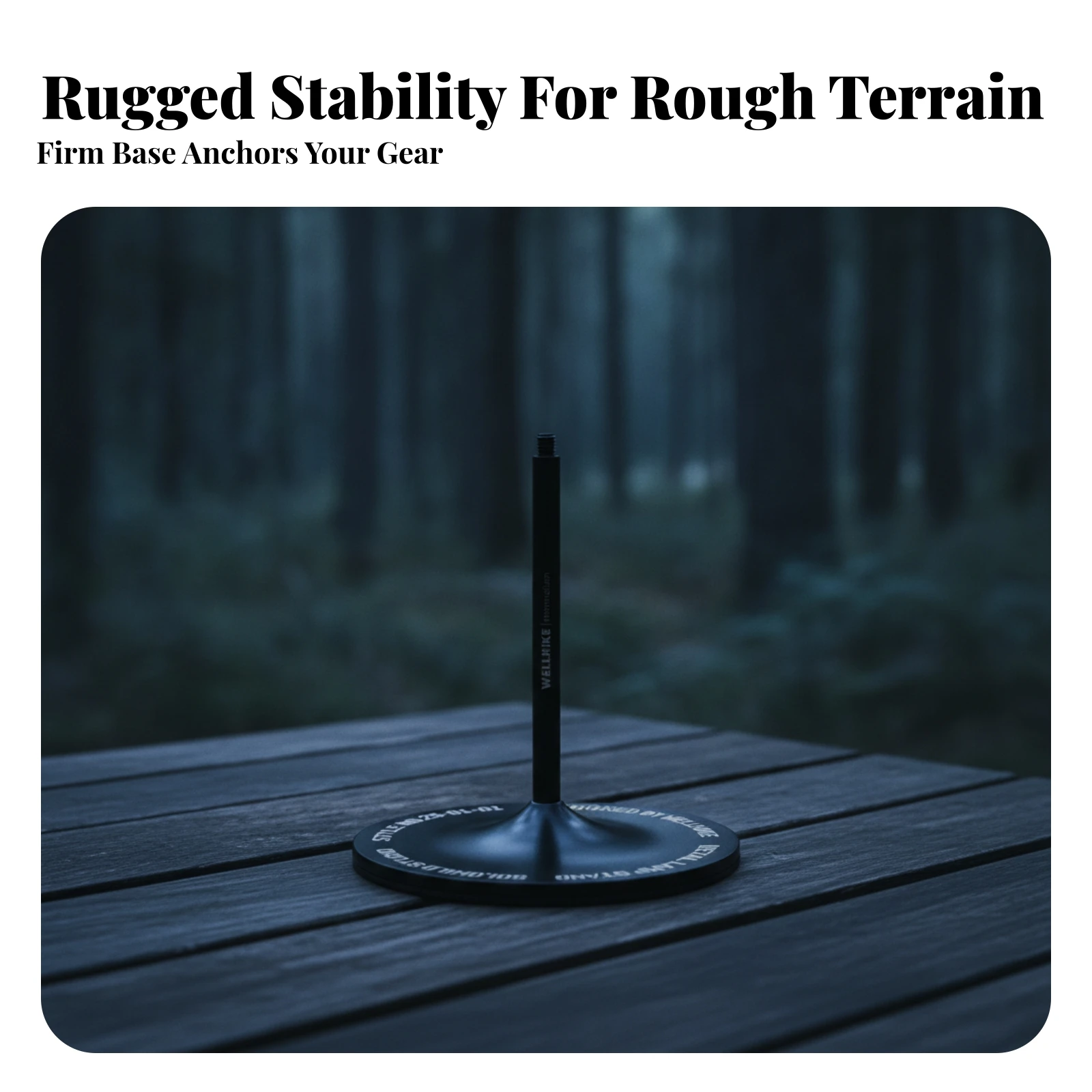 Gear Stand with Circular Base Stable Camping Stand Compact for Campers, Outdoor
