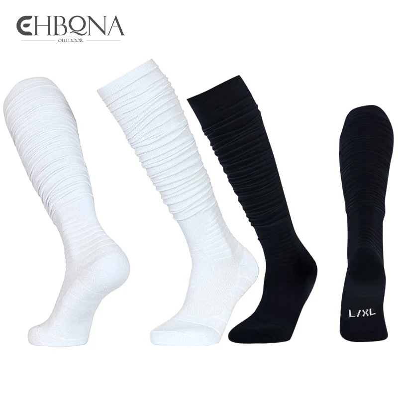 

1Pair Football Socks For Men Women Adults Elastic Non Slip American Ankle Protection Football Long Stockings Sports Rugby Socks