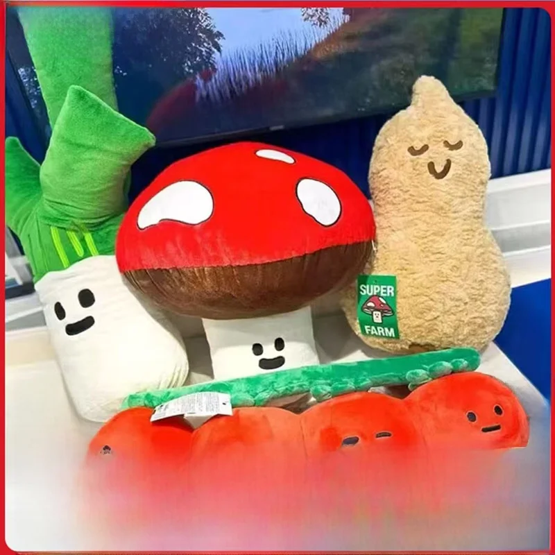 サムのトマト人形ピーナッツおもちゃキュウリ飾りぬいぐるみ枕ギフト女の子のためのポリエステル繊維ぬいぐるみクッションユニセックス