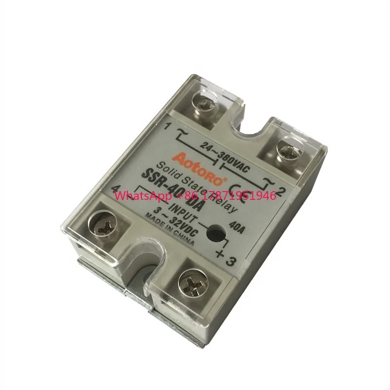 

power factor controller SSR-40DA single phase ssr Solid state relay DC to AC relay