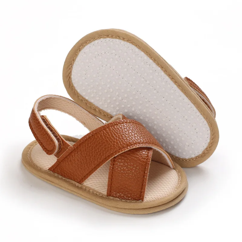 Multicolor casual summer toddler soft sole toddler shoes indoor breathable non-slip baby sandals rubber sole beach baby sandals