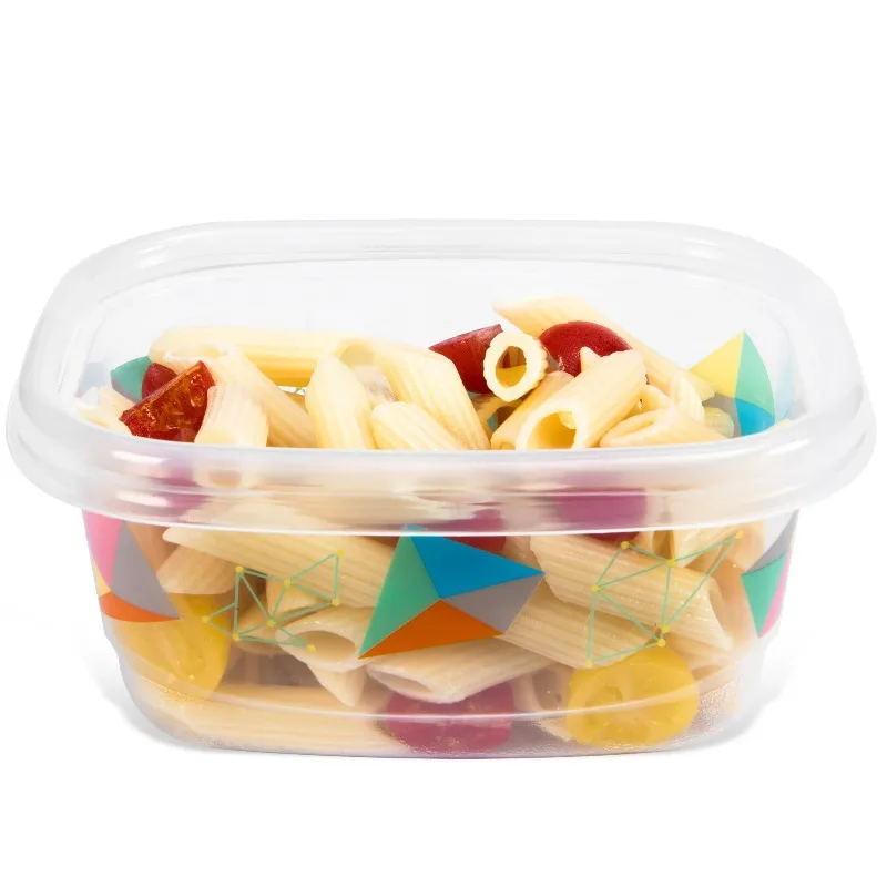Design Series 24Oz Medium Rectangle Containers 4Ct