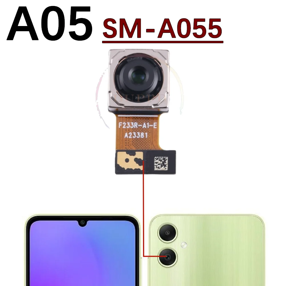 Back Main Camera For Samsung Galaxy A05 A055F A05s A057F Front Samll Facing Rear Camera Moduel Flex Cable Parts