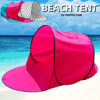 Automatic Folding Beach Tent Instant Pop Up Sun Shelter ,Portable Shade Tent Easy Setup for Camping and Outdoor Activities