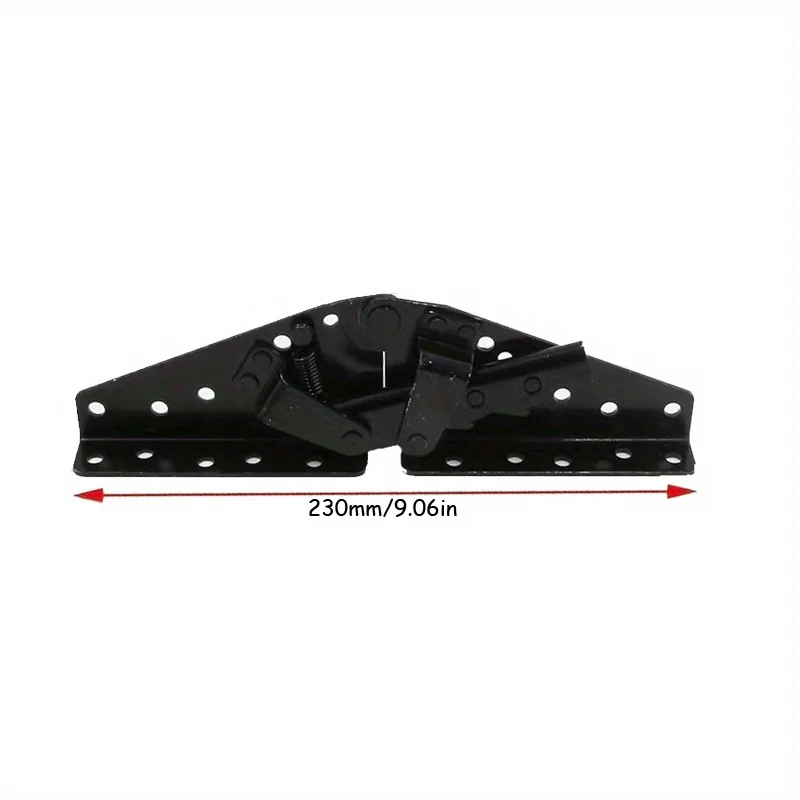 2pcs Hardware Adjustable Furniture Lift up Hinge Folding Bed Lazy Sofa Joint 3-Position Angle Mechanism Support Self-lock Hinge