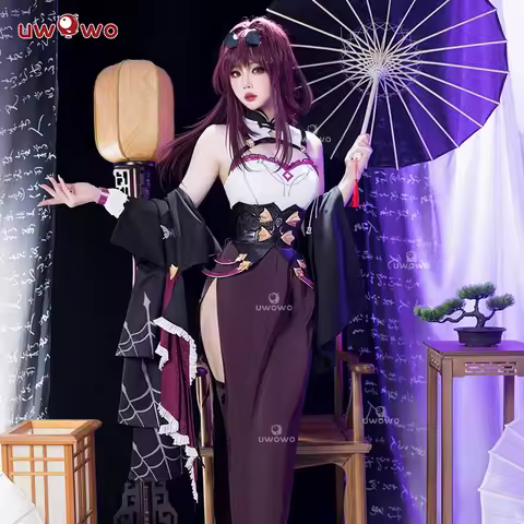 LAST BATCH UWOWO Kafka Honkai Star Rail Fanart Kafka Qipao Dress Cheongsam Cosplay Costume Canival Halloween Role Play Outfits