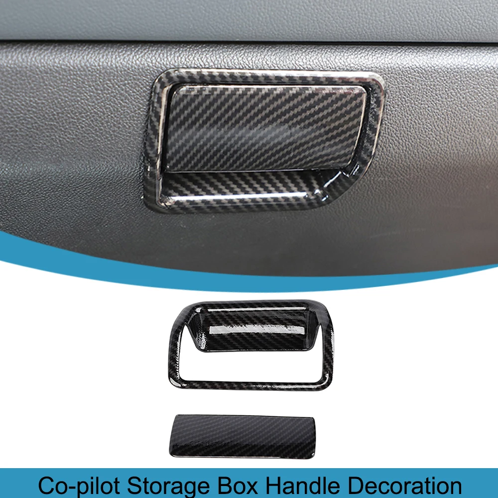 Car Co-pilot Storage Box Grab Handle Decoration Covers Trim for Chevrolet Colorado/GMC/CANYON 2014-2022 Interior Accessories