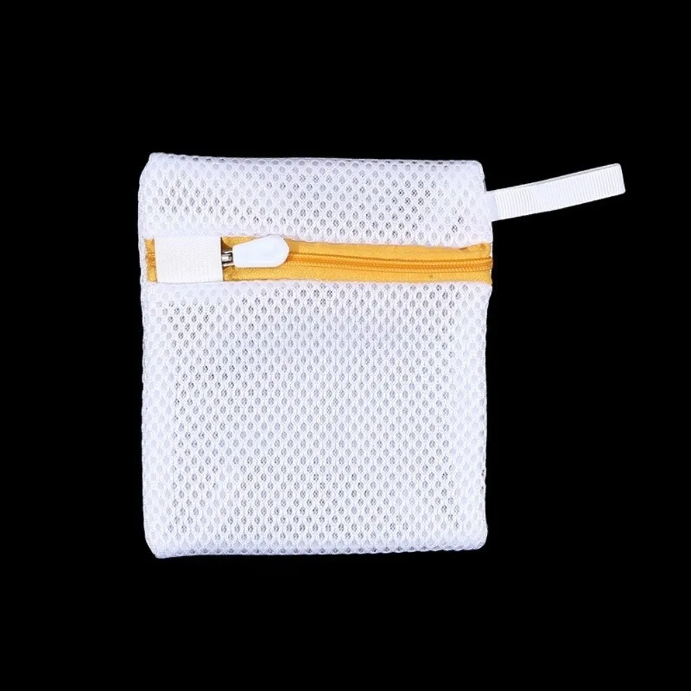 Mini Small Mesh Laundry Bag Single-Layer Mesh Machine Zipper Bag Polyester Zipper Laundry Pods Washing Pouch
