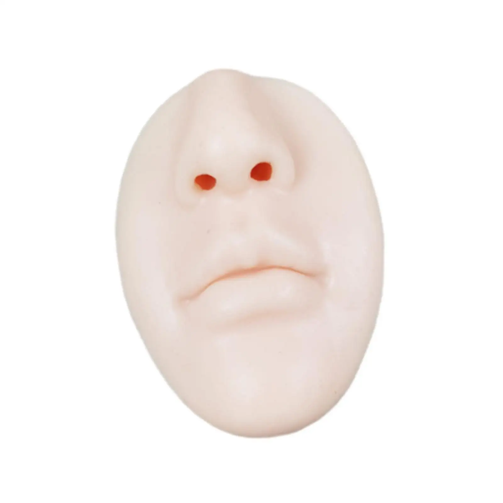 Realistic Silicone Nose and Lip Practice Model for Makeup Tattooing Artistic Face Painting Jewelry Display
