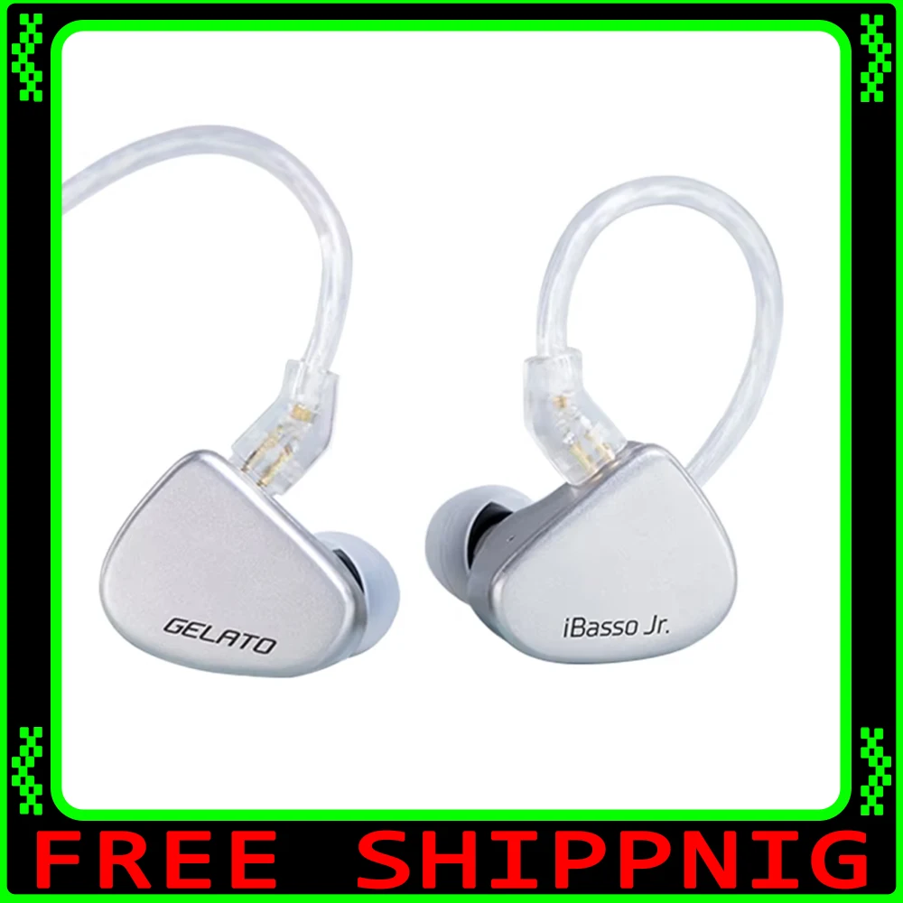 

iBasso Jr. Gelato HiFi Wired Earphones In Ear Music Headphones High Quality Customized Sport Headset Pc Gamer Accessories Gifts