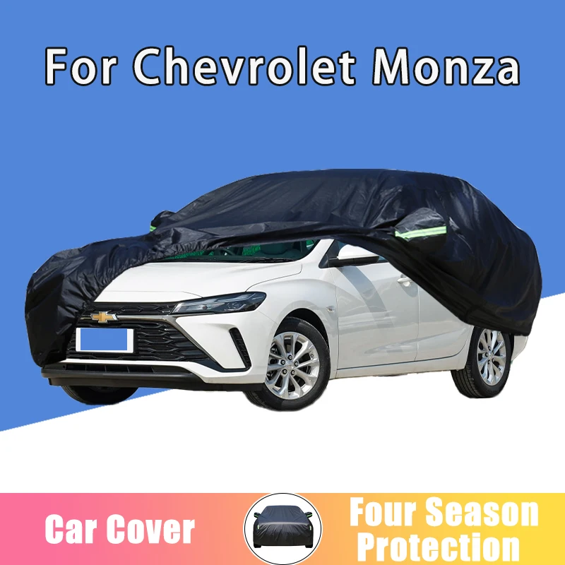 

For Chevrolet Monza Outdoor Protection Full Car Covers Set Sunshade Waterproof and Dustproof Exterior Accessories w/Storage Bag