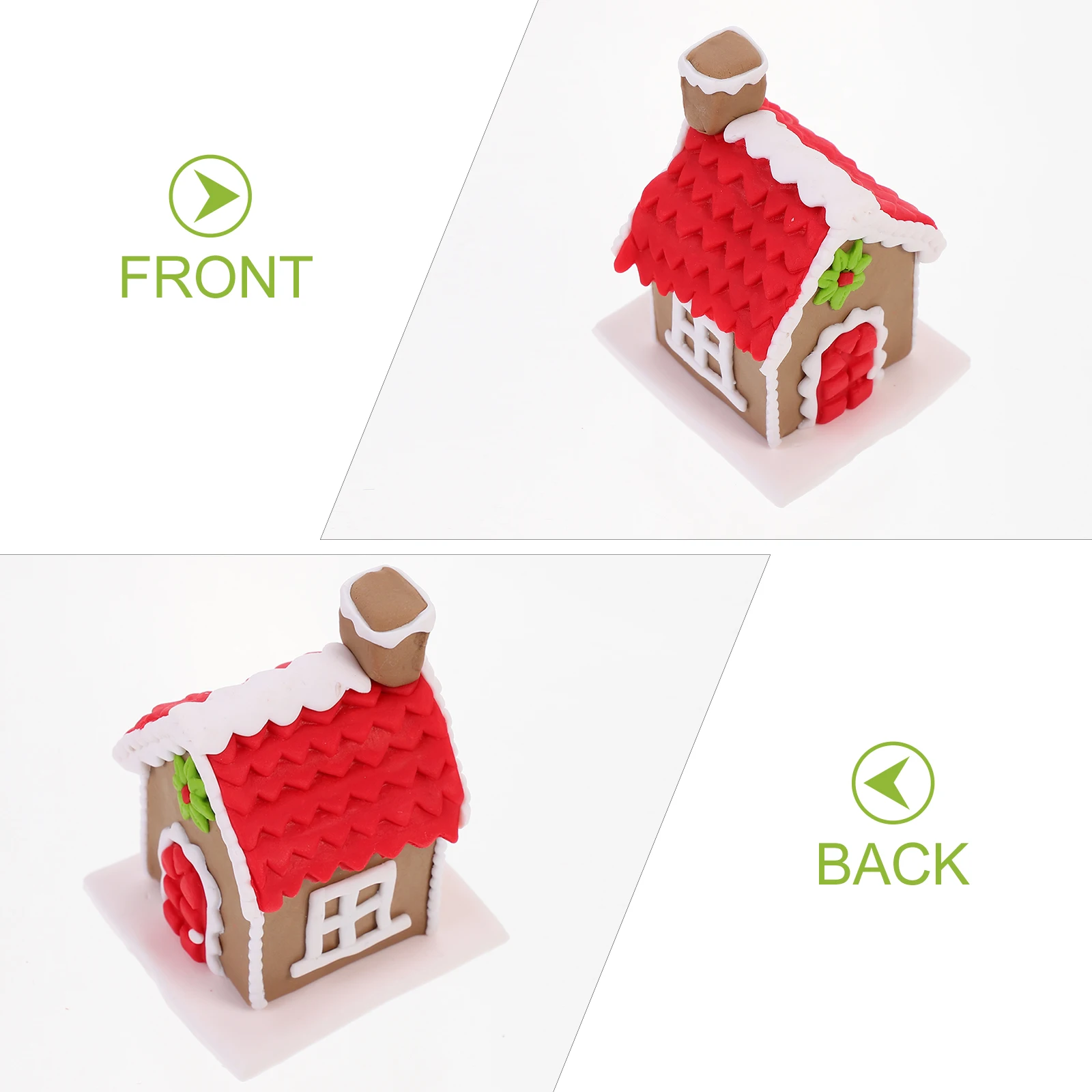 

Gingerbread Cake Decorations Ornament Miniature Craft Unusual Christmas Clay