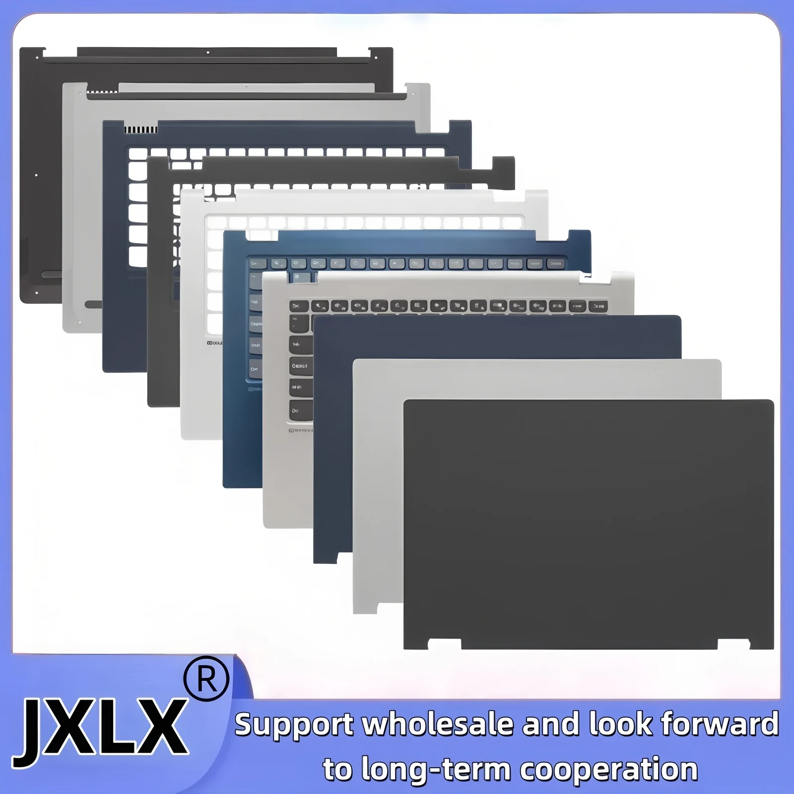 

JXLX®New For Lenovo Flex-14IWL C340-14 C340-14IWL C340-14API C340-14IML Laptop Back Cover/LCD Bezel/Palmrest Cover/Bottom Cover