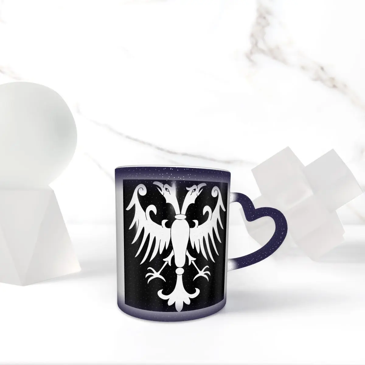 

Coat Of Arms Of The Nemanjic Dynasty - Coat Of Arms Of Serbi Mug Ceramic Coffee Cups Tea Mugs Milk Cup Drinkware Gifts for Woman