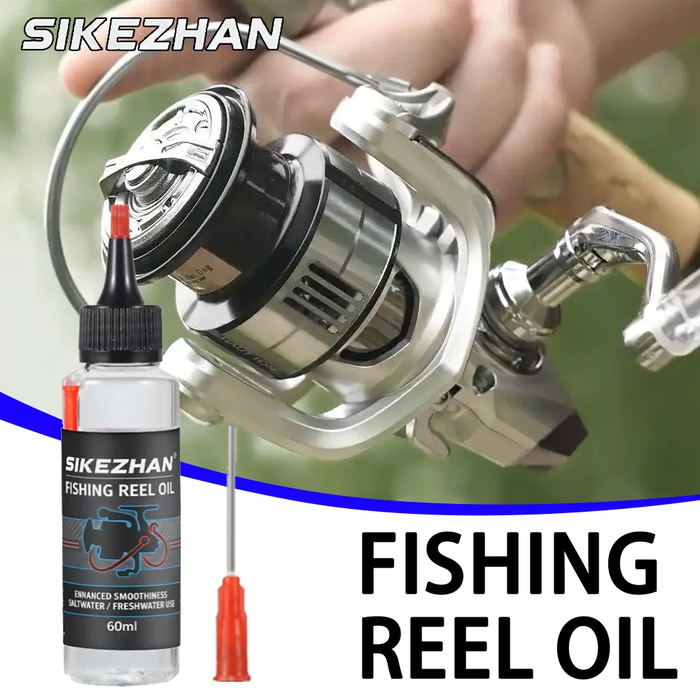 زيت بكرة الصيد بإبرة دقيقة – مزلق بكرة للصب السلس والحماية من التآكل، واستخدام المياه المالحة والمياه العذبة