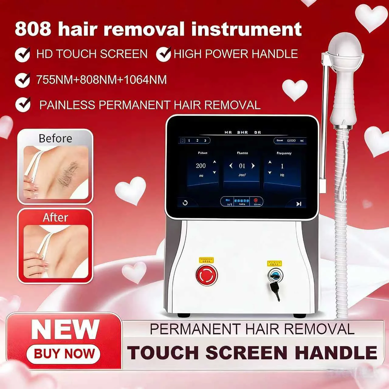 

Лазерный диодный аппарат Soprano Titanium Ice Platinum мощностью 4000 Вт: 3-волновой прибор для безболезненного и перманентного удаления волос на всем теле