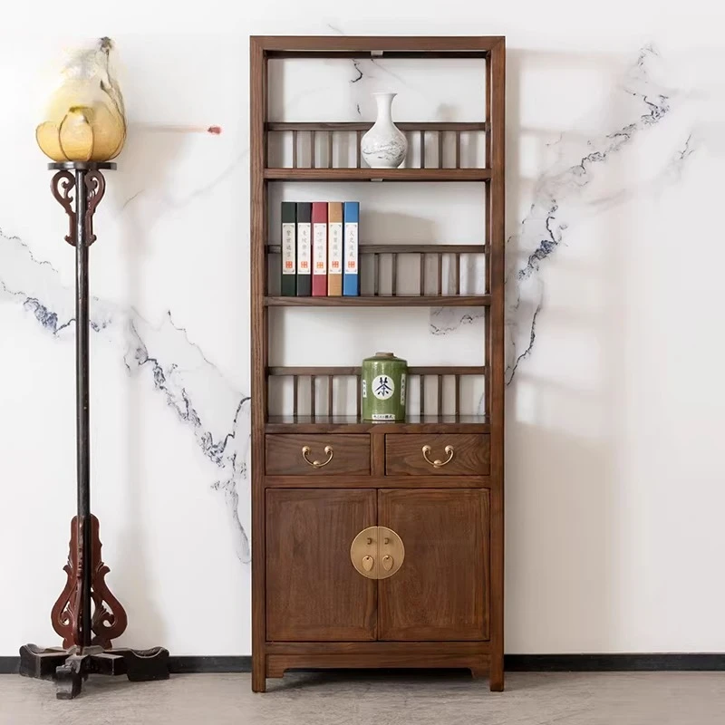 

Книжный шкаф AA, антикварный, из массива дерева, для хранения, из старого ольхи, высокий, классический, из орехового дерева