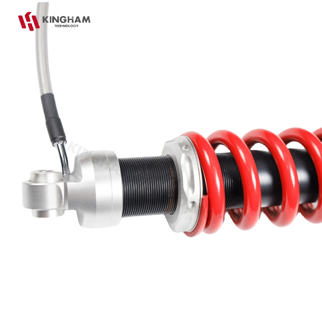 KINGHAM CNC Rear Shock Absorber for Motorcycle R15 CRF Ninja  XL Adjustable Motorcycle Rear Suspension Modified Mono Shock