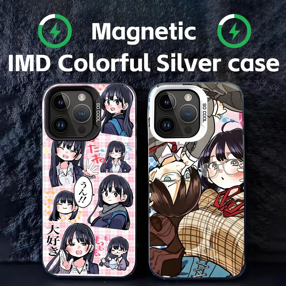 Чехол для телефона «Данцы в моем сердце» в стиле аниме, белый магнитный, цветной, серебристый, подходит для iPhone 16, 14, 13, 12, 11 Pro Max Чехол для телефона «Данцы в моем сердце» в стиле аниме, белый магнитный, цветной, серебристый, подходит для iPhone 16, 14, 13, 12, 11 Pro Max