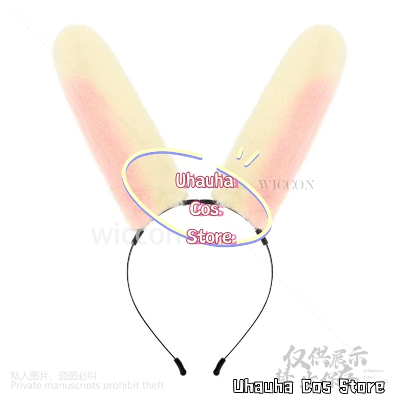 Anime Kawaii Cosplay Furry Animal Costume Furrysuit Rabbit Cat Ears Headwear Lolita Headband Accessory Girls JK DK Customized