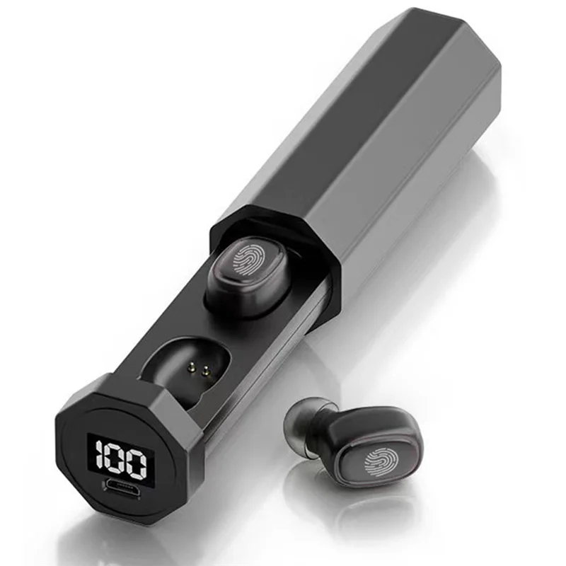 A57G-A7 سماعة لاسلكية تعمل بالبلوتوث 5.0 سماعات داخل الأذن TWS الرياضة مقاوم للماء لعبة الموسيقى إلغاء الضوضاء اللمس سدادات الأذن المغناطيسية F9D