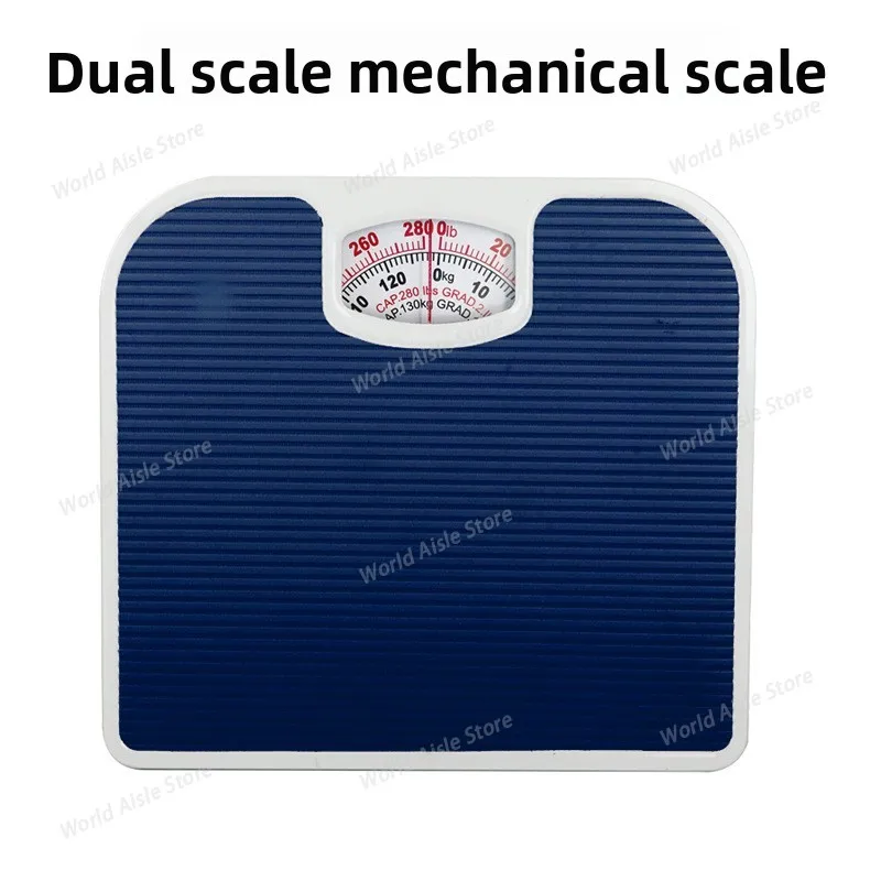 Dual-Dial Mechanical Body Weight Scale, Precision & Durable Spring Scale with Metal Body for Home Use