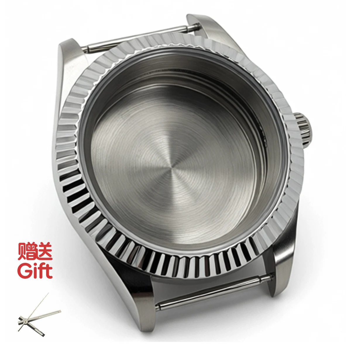 NH35 Case for SK DJ Replacement Part, Fluted Bezel