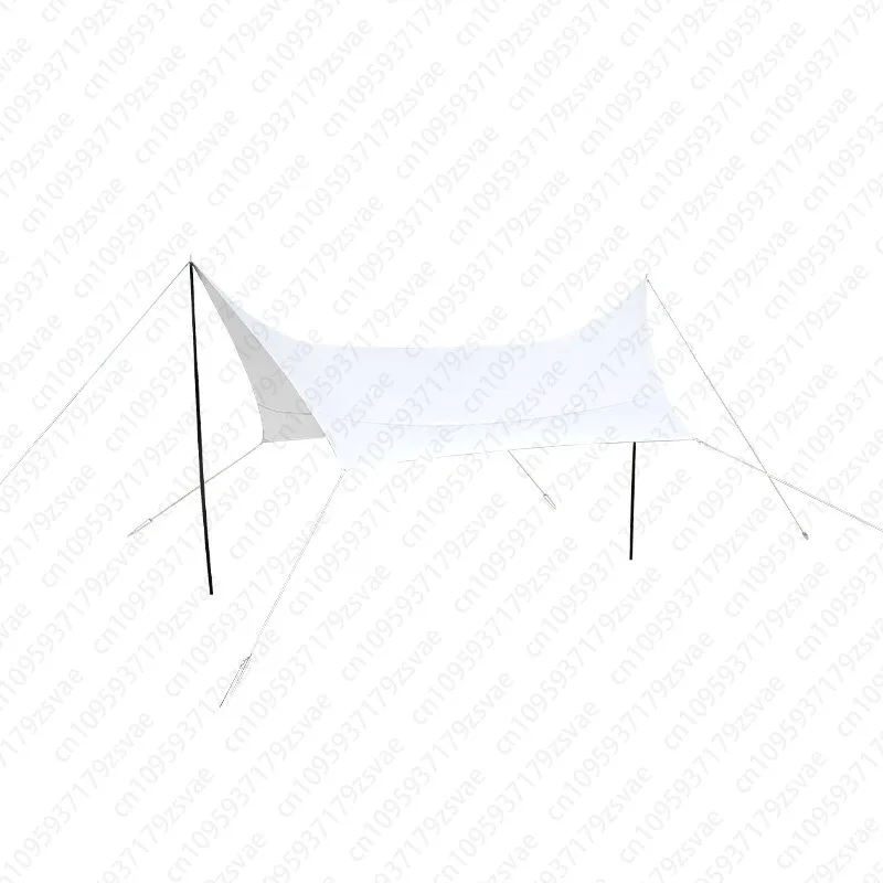 Leisure Camping Canopy Camp Picnic Tent Rain Protection Sun Protection Multi-person Outdoor Entertainment Hexagonal Canopy