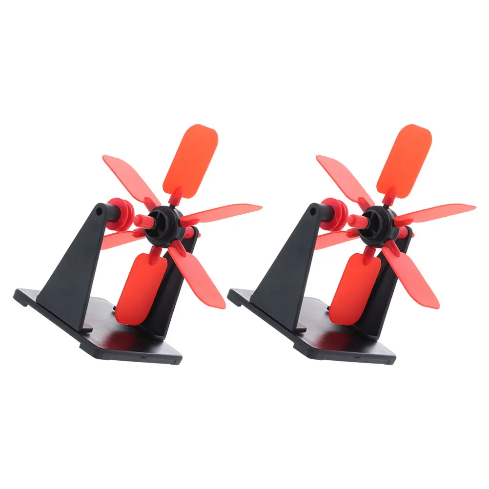 

2pcs Water Wheel Material Kit Plastic Diy Supplies Toy Assembly Science Course Experiment Model Generator Accessories