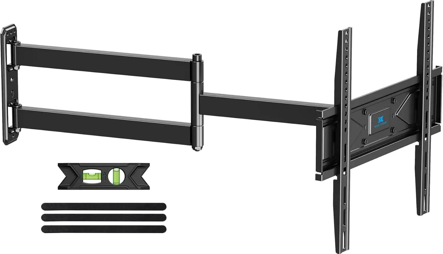 Full Motion Corner TV Wall Mount for 32-70 Inch TVs, Extends 31", Holds 80 lbs, VESA up to 400x400mm