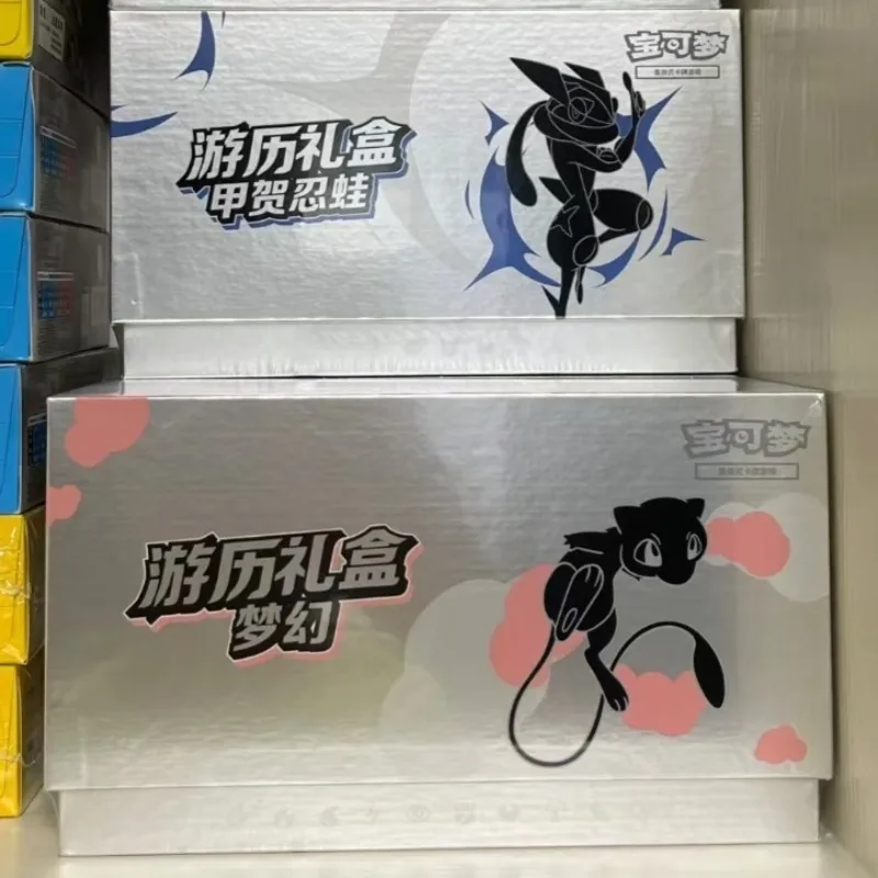 100%Original Pokemon Greninja Iron Hands Mew Charizard Travel Gift Box Trading PTCG Simplified Chinese Collectible Card Gifts