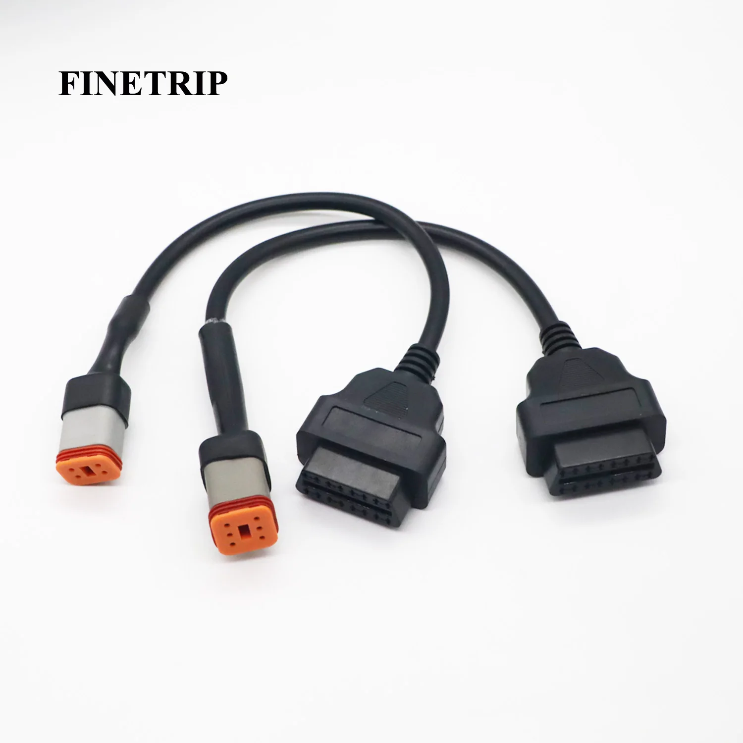 Conector OBD2 para motocicleta YAMAHA 3 pines 4 pines para HONDA 4 pines para KTM 6 pines Moto para Ducati OBD Cable de extensión OBD2