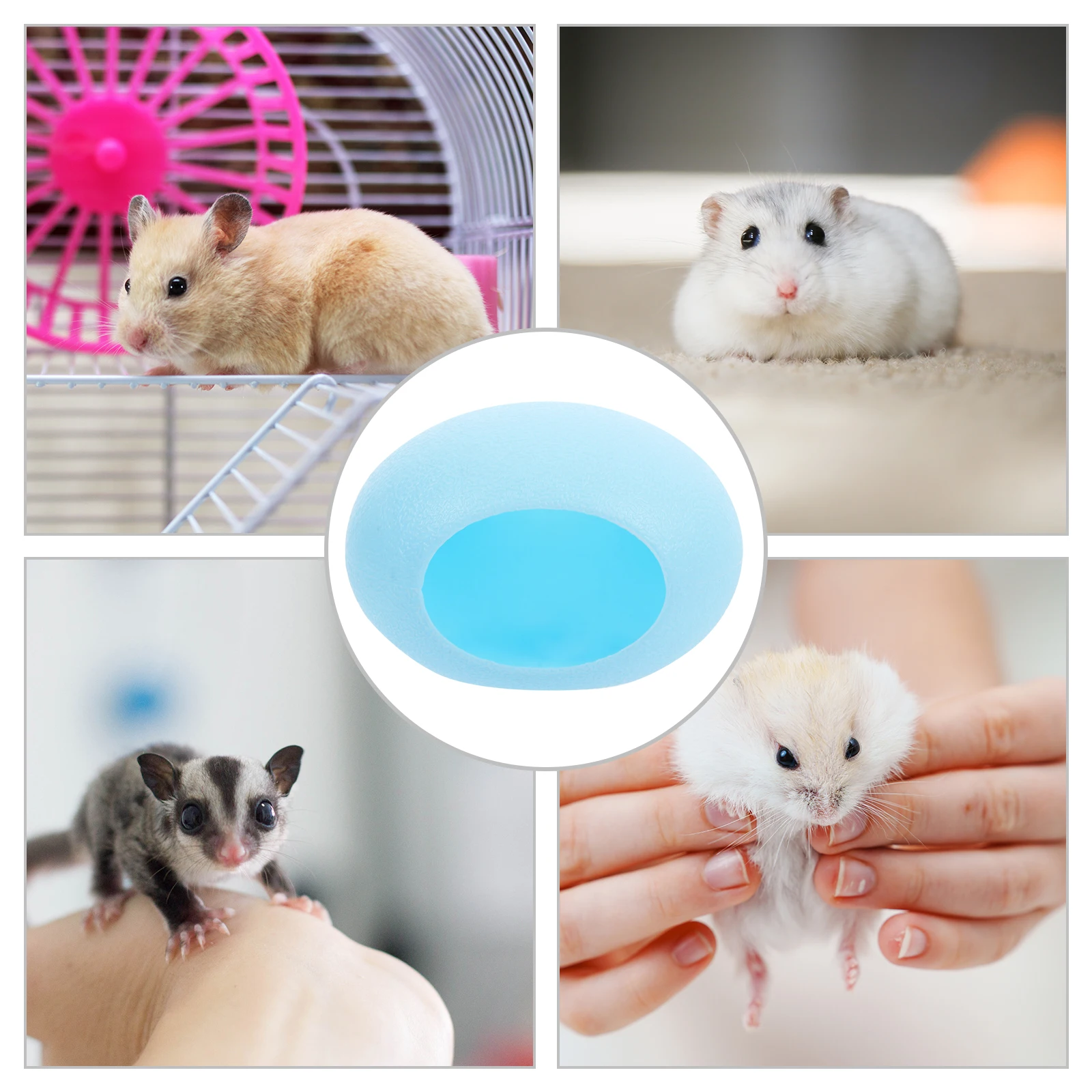 

Cozy Hamster Egg Shaped Nest House Cute Cartoon Design Comfortable Sleeping Area Small Pet Habitat Squirrel Hedgehog Chinchilla