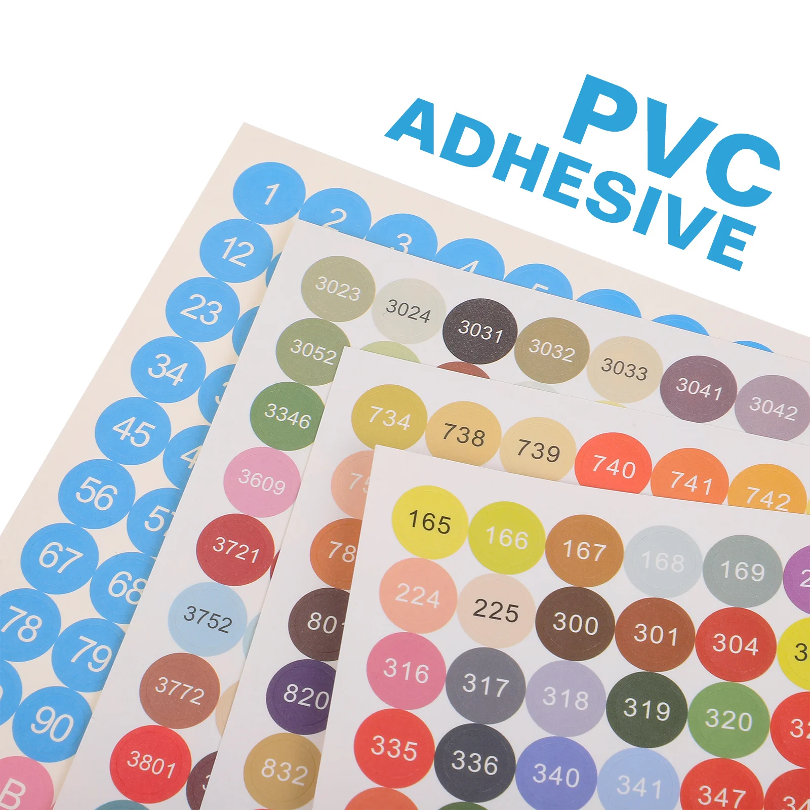 

4 набора самоклеящихся цветных этикеток для классификации, для рукоделия, DIY-проектов, организации дома и офиса, системы маркировки