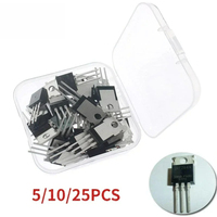 5-25pcs IRFZ44N TO220 MOSFET Transistor Kit IRFZ44NPBF TO-220 Field Effect Transistor IRFZ44 49A 55V High Power Transistors