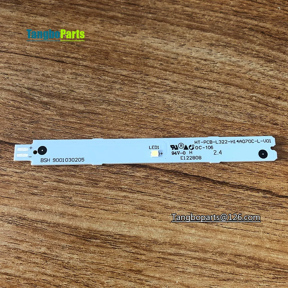 1Pcs Refrigerator Accessories Refrigeration Lighting BSH 9001030205 3V LED Strip For Siemens Bosch Refrigerator