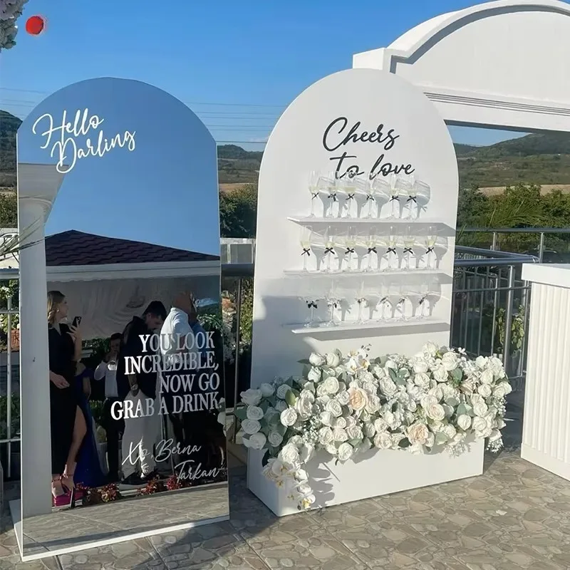 

Smooth wedding champagne wall welcome sign wine glass champagne wall outdoor wedding event party background