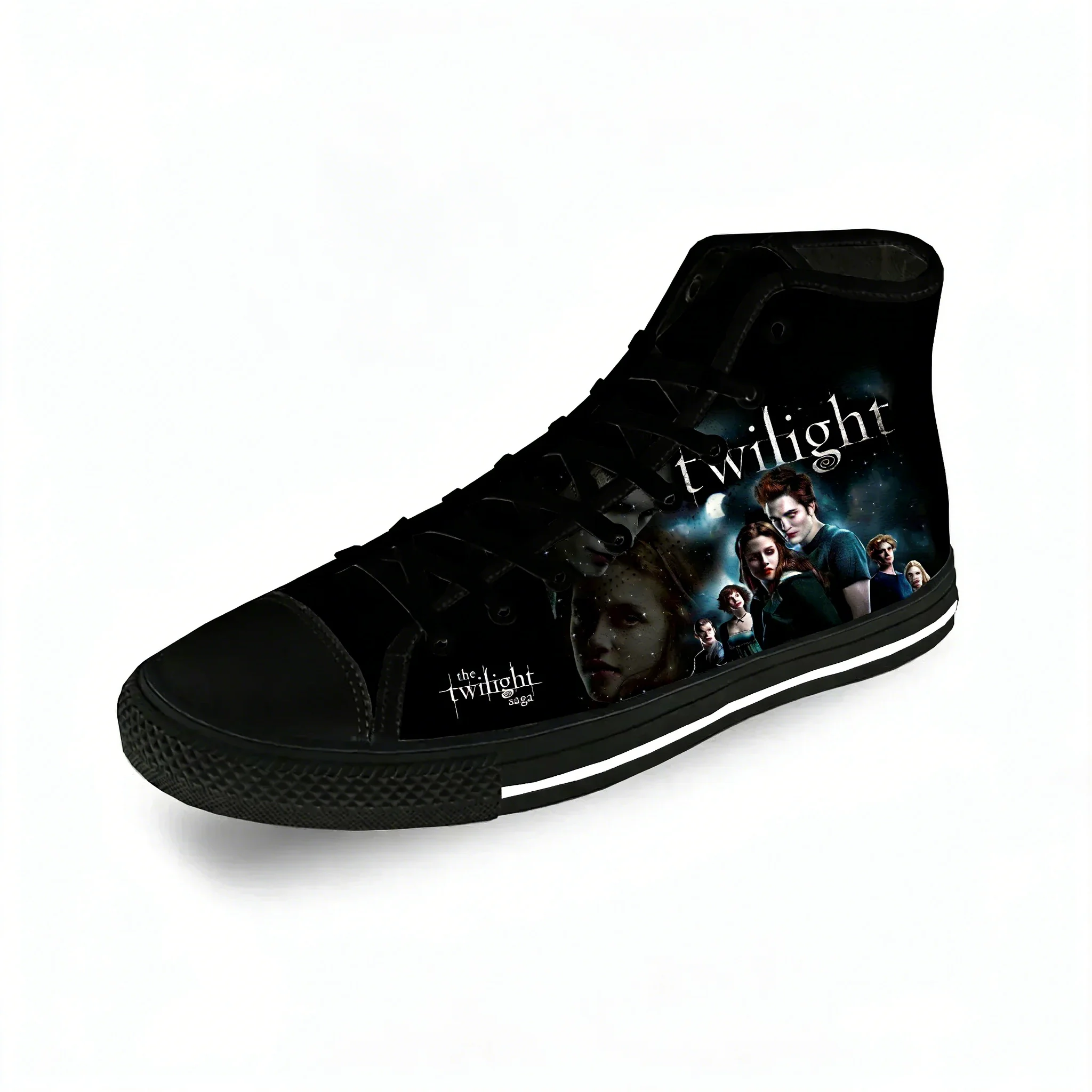 

Twilight Saga Movie Vampire Casual Funny Cloth 3D Print High Top Canvas Fashion Shoes Men Women Lightweight Breathable Sneakers
