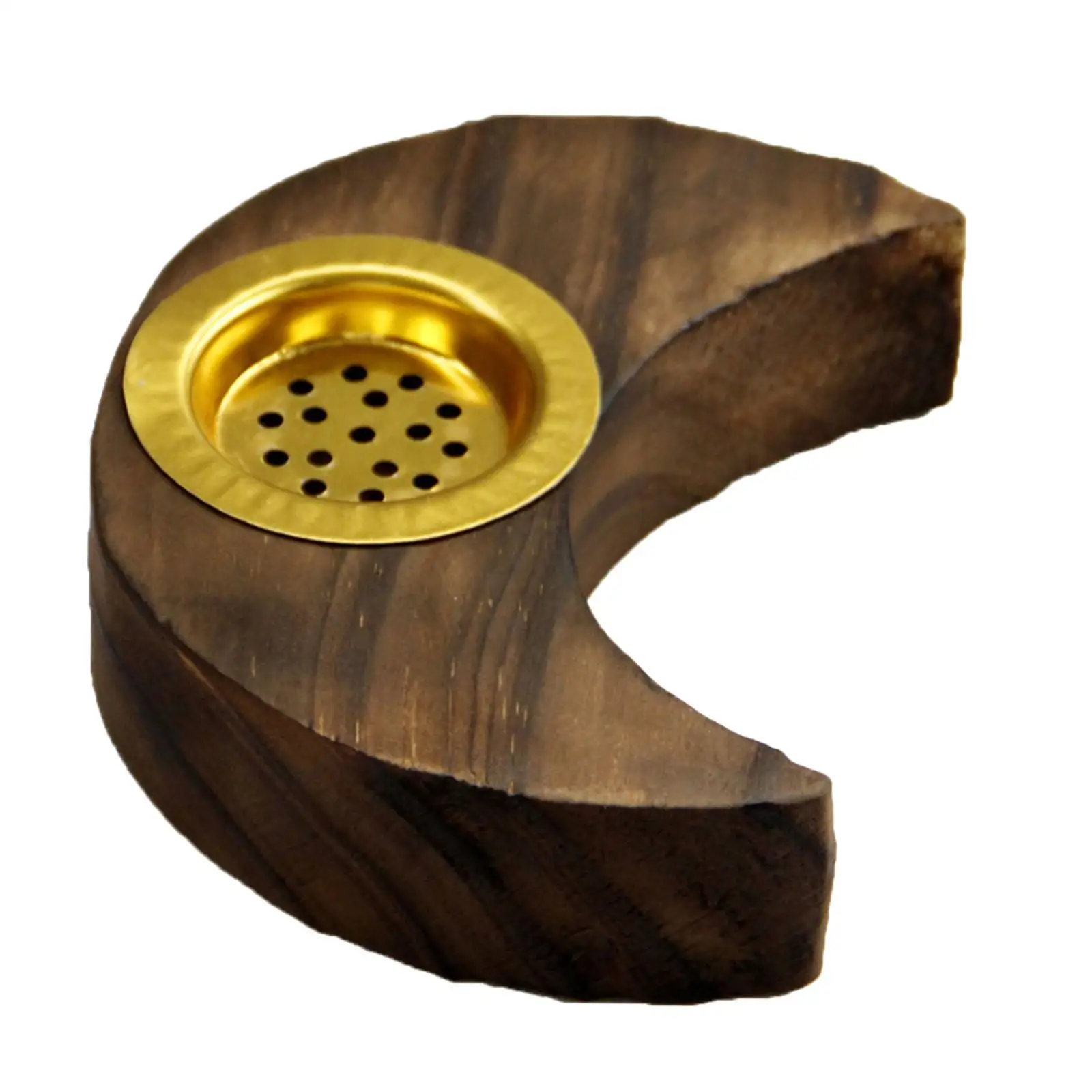 Incense Cone Holder Moon Censer Living Room Furnace Wooden Incense Burner
