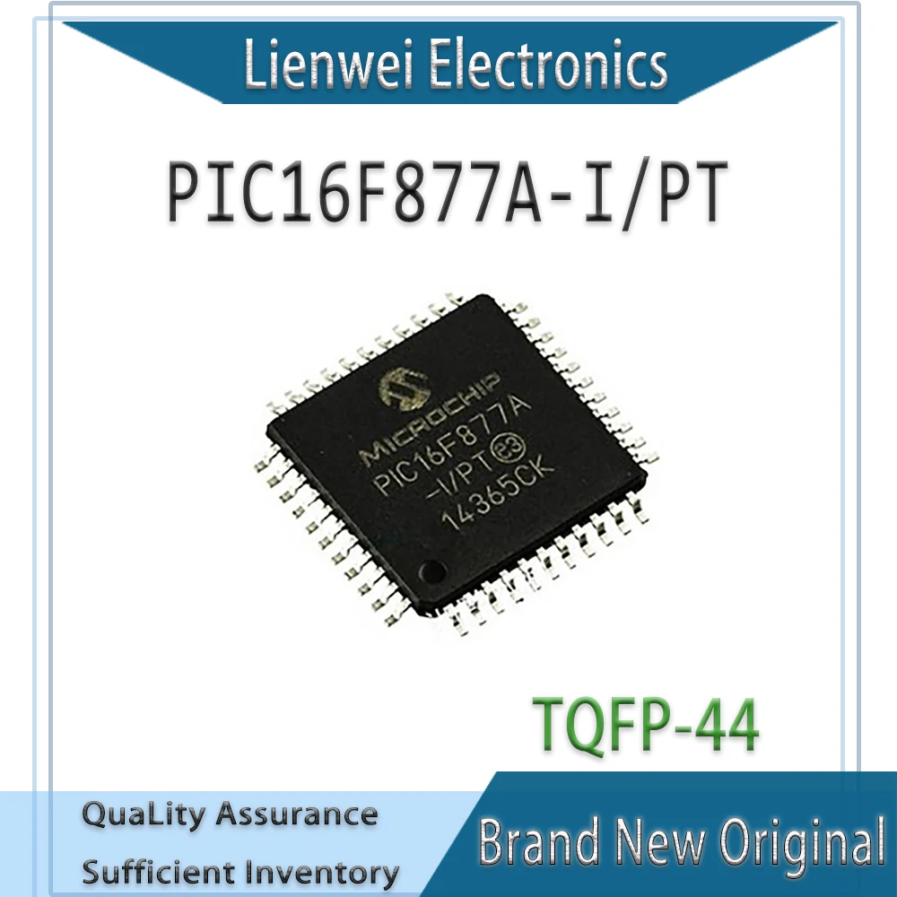 

100% New Original PIC16F877A PIC16F877A-I/PT IC MCU Chipset TQFP-44