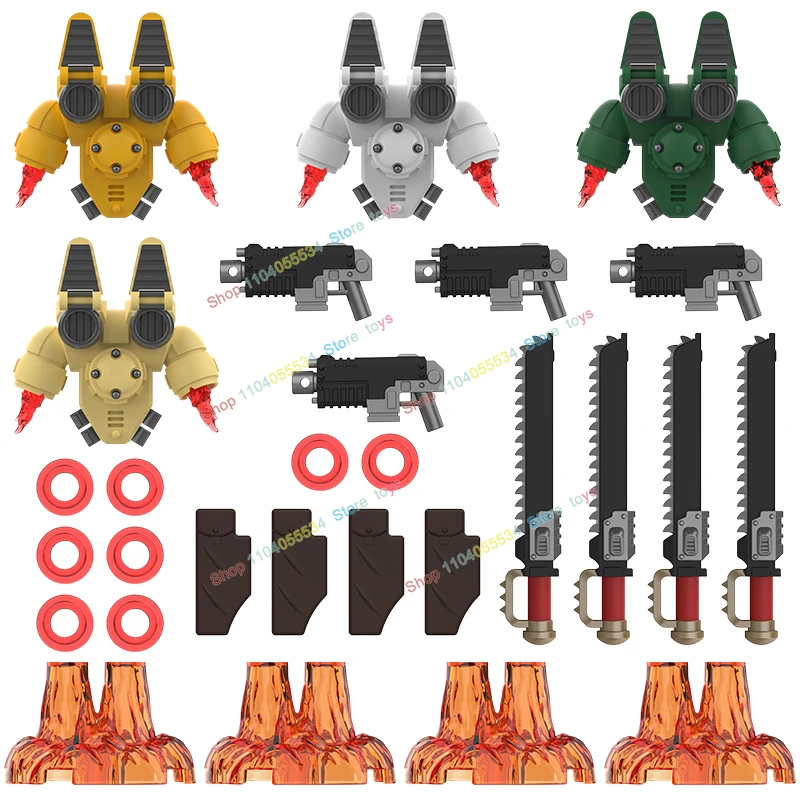 DY713-716 Modele do składania, klocki konstrukcyjne, figurki akcji, kreatywne klocki, akcesoria, zabawki dla dzieci, prezenty na festiwale