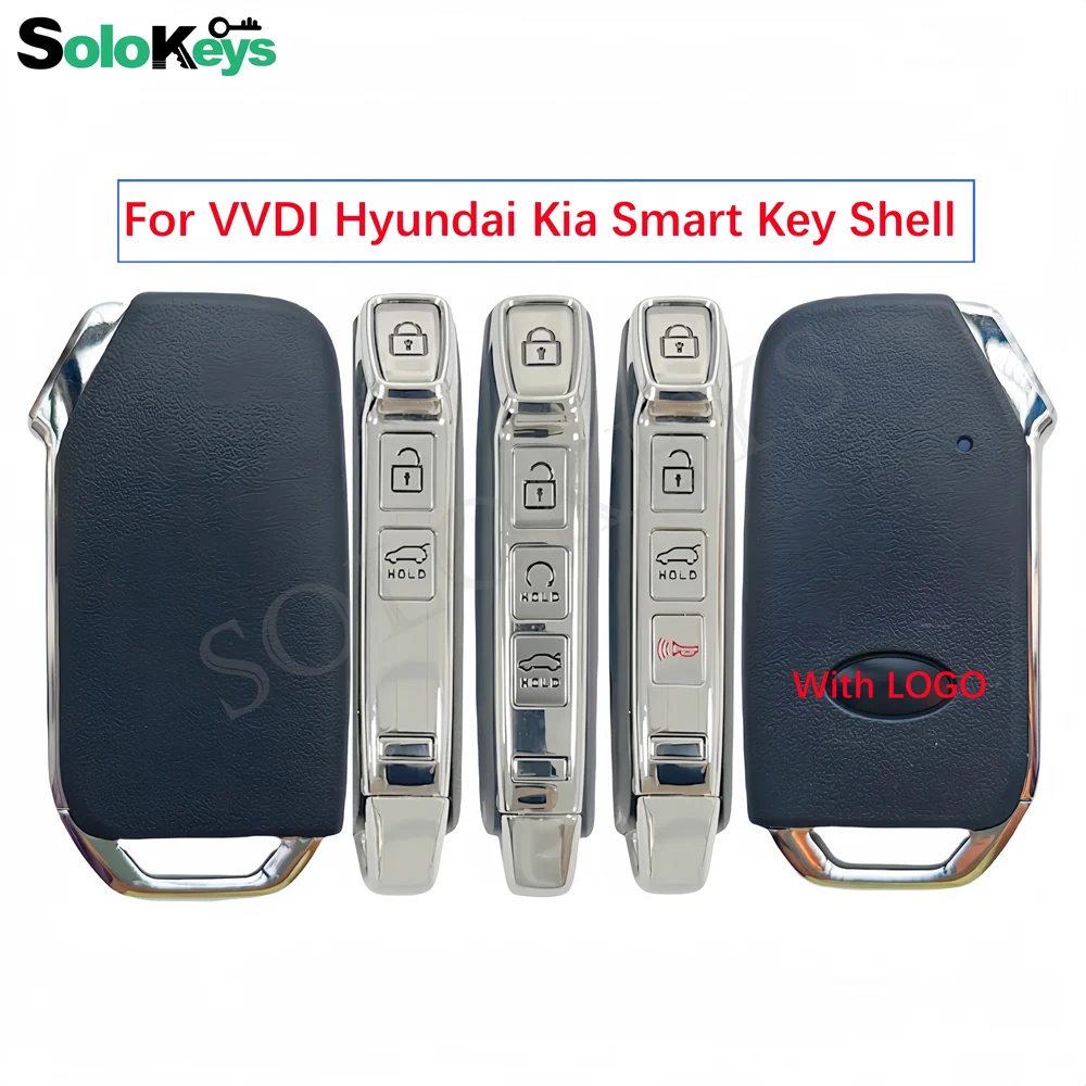 SOLOKEYS XZKA82EN For VVDi Hyundai Kia Smart Remote Control Key Shell With LOGO