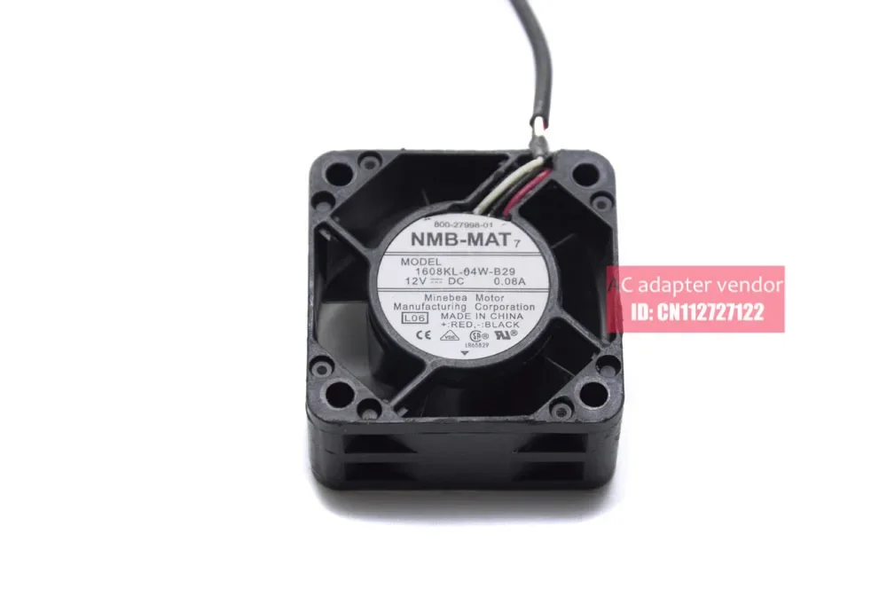 JFG For NMB 4020 12V 0.08A 1608KL-04W-B29 model inverter cooling fan 3 lines