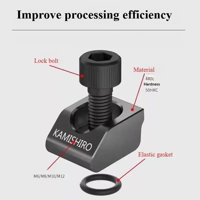 M6 M8 M10 CNC Integrated OK Clamp Vise Fixture Multi Station Machining Center Small Workpiece Clamping Block For CNC Machine